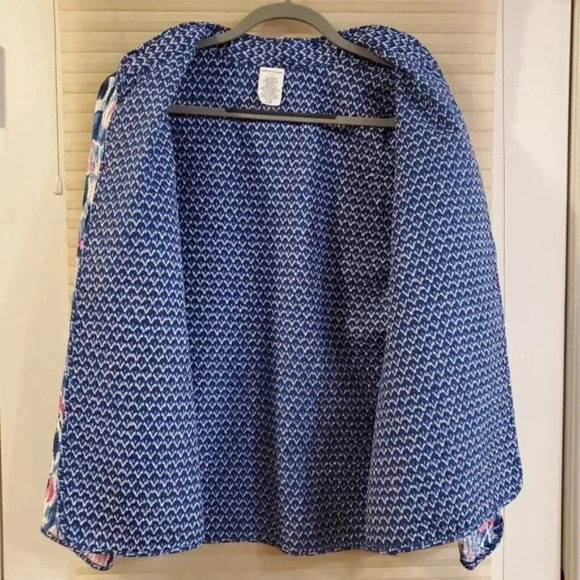 ALFRED DUNNER | Reversible Open Jacket/Shawl sz 16 NWT - Picture 4 of 7